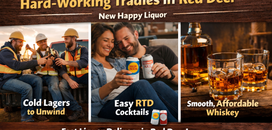 Buy Premium liquor From New Happy Liquor in Red Deer